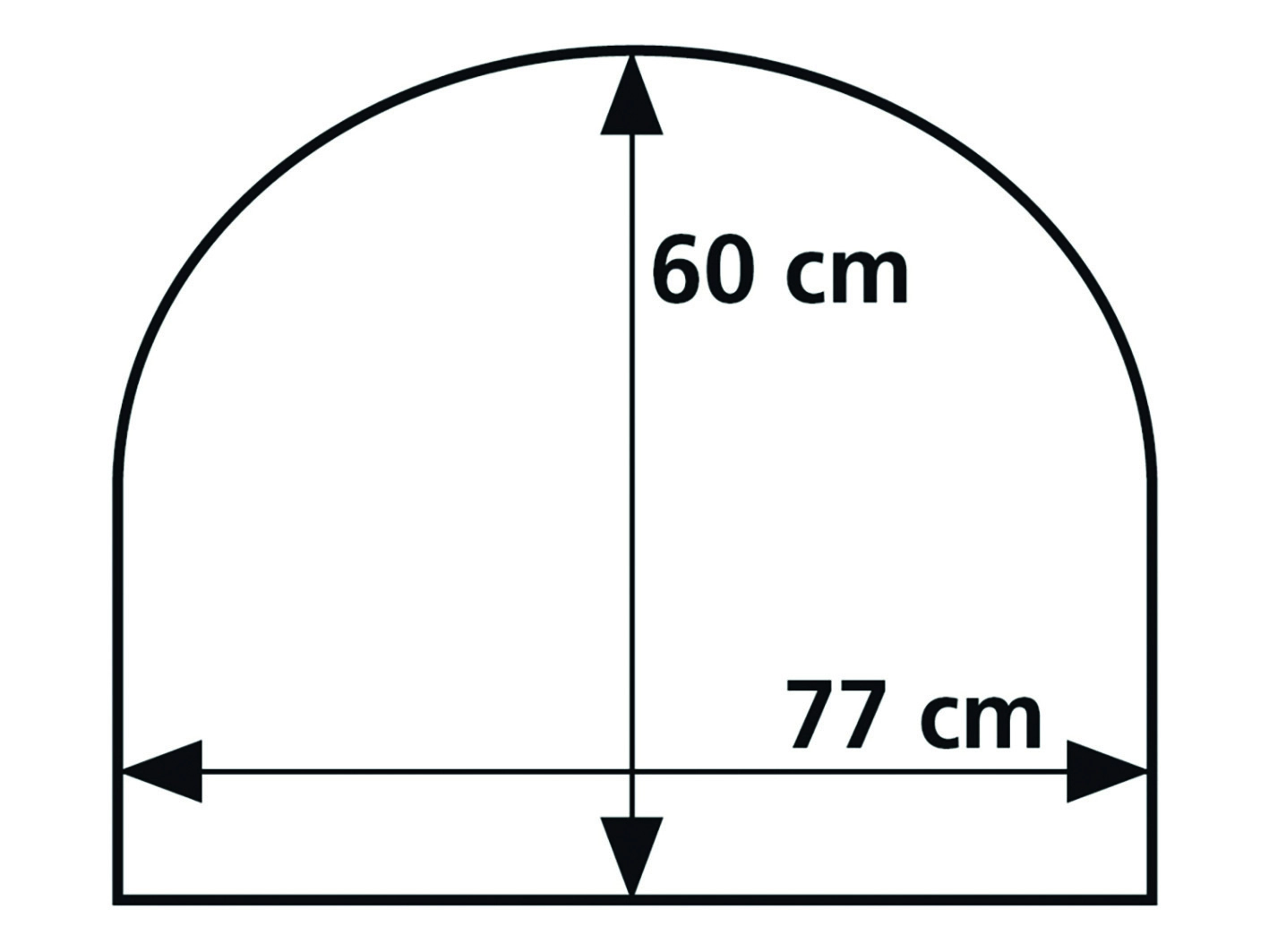 Obelink cubre ruedas redondo - 77 x 60 cm