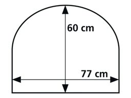 Obelink cubre ruedas redondo - 77 x 60 cm