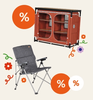 Muebles de camping con descuento