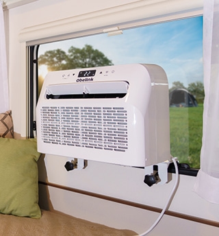 Aire acondicionado Obelink para ventana de camper o caravana