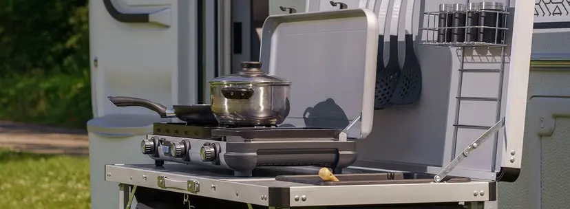 ¿Qué tipo de cocinas de camping existen?