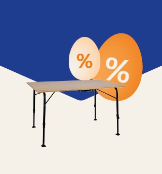 Ofertas de Pascua: mesas de camping con descuento