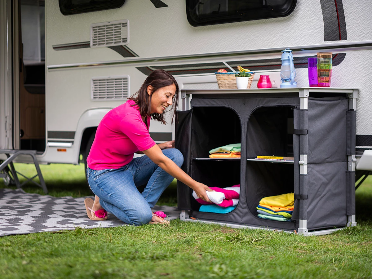 Obelink Ravenna Alu Quick armario camping - Grey