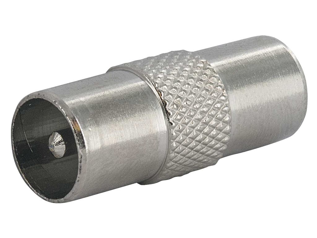 Schwaiger conector coaxial macho a macho
