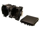 BBA toma de contacto schuko de 230 V - negro