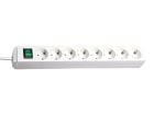 Brennenstuhl Eco-Line regleta de 8 vías con interruptor