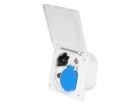 Haba ESB 3 tomacorriente de pared blanco