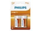 Philips LongLife C pilas - 2 unidades