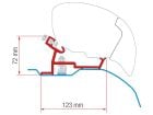 Fiamma F80/F65 adaptador Ducato H2 >2006