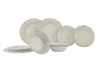 Gimex Stone Line Sand vajilla de 12 piezas