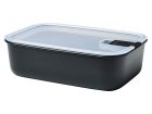 Mepal easyclip Nordic Black recipiente de 1500 ml