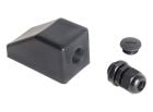 Obelink pasacables sencillo - Negro