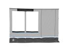 Obelink Queen pared frontal - 330 cm