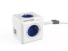 PowerCube Extended USB cubo azul con cable de 1,5m