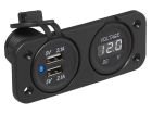 ProPlus 6-30V voltímetro de 6-30 V y kit de 2 USB incorporados