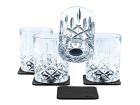 Silwy set de 4 vasos de wisky magnéticos de cristal