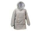 Unique Living sudadera extra grande con capucha - Chateau Grey