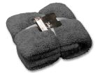 Unique Living Teddy manta sherpa - Dark Grey