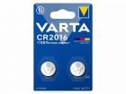 Varta 2 pilas de botón de litio CR2016