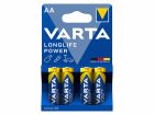 Varta Longlife Power 4 pilas AA