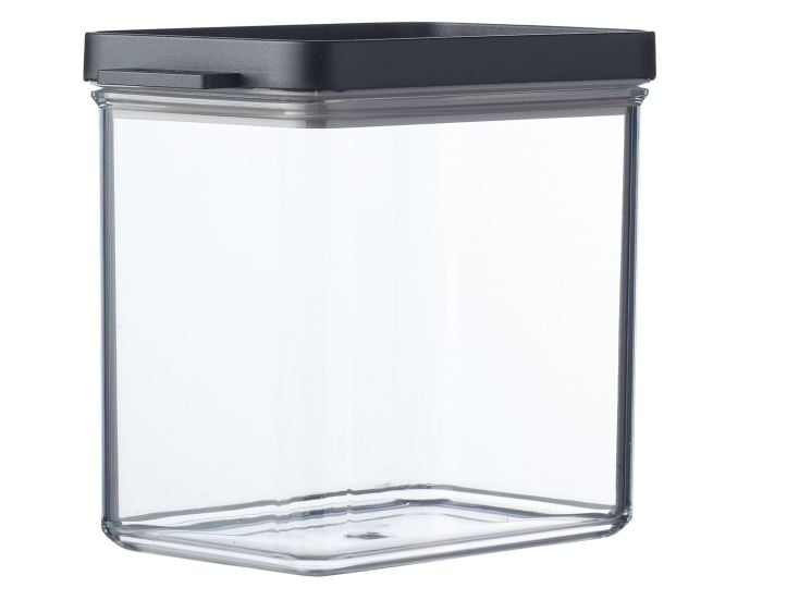 1100 ml Mepal Omnia recipiente de almacenamiento rectangular - Black