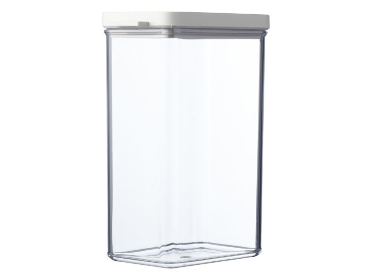 2000 ml Mepal Omnia recipiente de almacenamiento rectangular - White