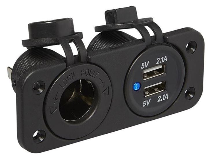 ProPlus DIN - kit integrado con 2 puertos USB