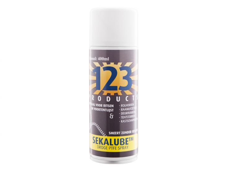 123 Products Sekalube PTFE spray para cremalleras