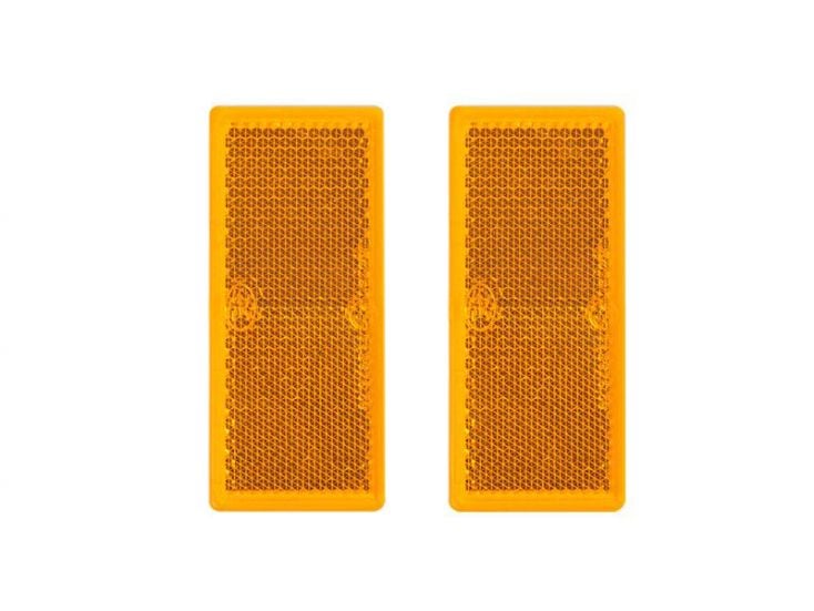 ProPlus reflectores naranja rectangulares autoadhesivos