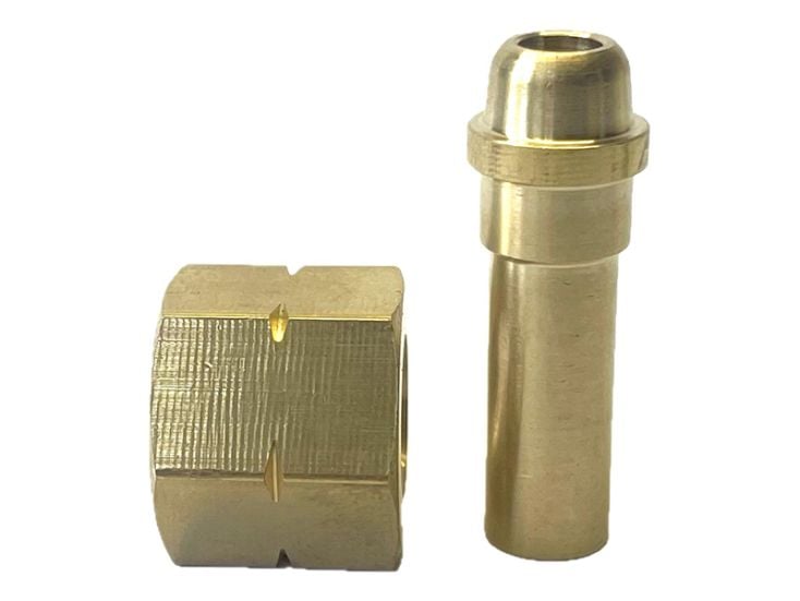 Obelink acoplamiento 8mm liso x 1/4L giratorio