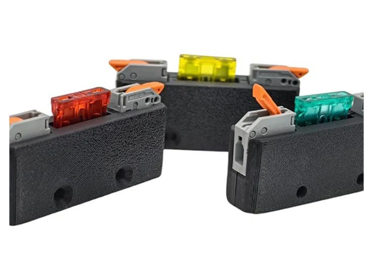 Bloque de fusibles Pekaway Fusy Micro con abrazaderas WAGO