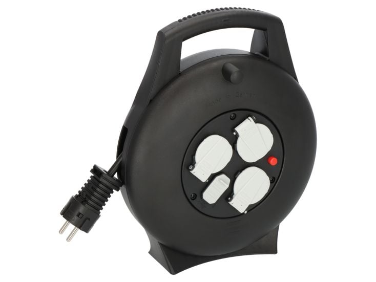 Brennenstuhl Vario Line 10 m USB enrollador de cable