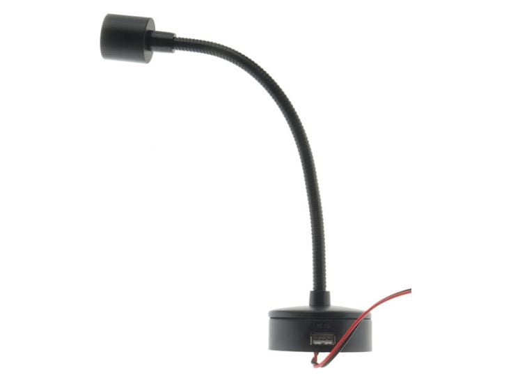 Black Swan foco LED con puerto USB