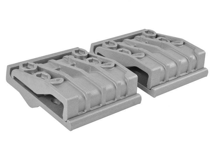 Enduro placas de montaje de aluminio
