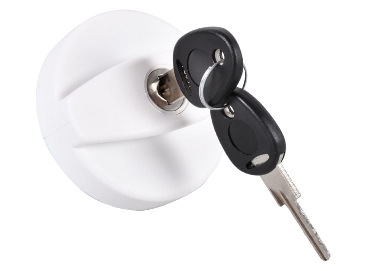 Reich bocana de agua corta - White