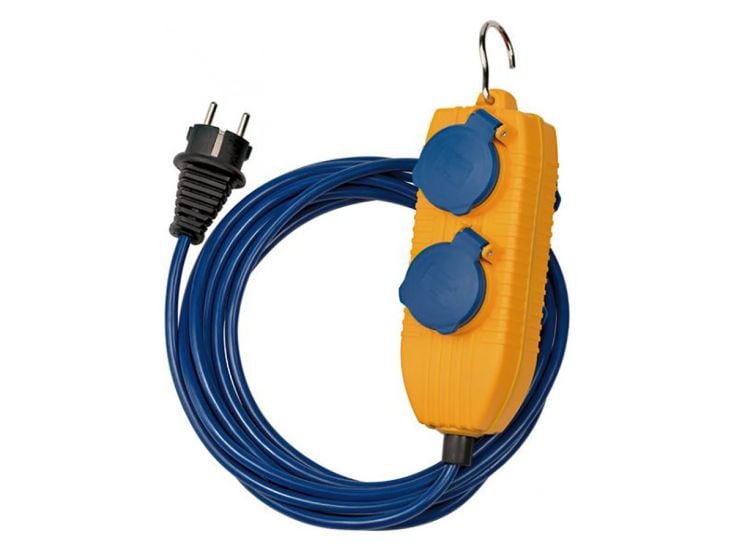 Brennenstuhl IP54 cable extensión 5 m con Powerblock