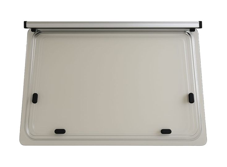 NRF Asia ventana de 900 x 500 mm con perfil - grey