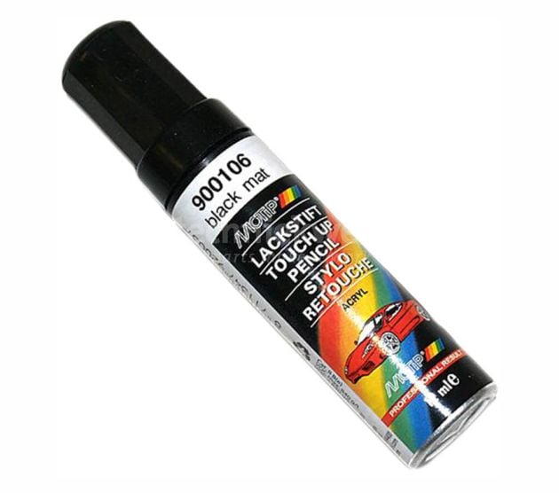 Motip rotulador de pintura negra mate de 12 ml