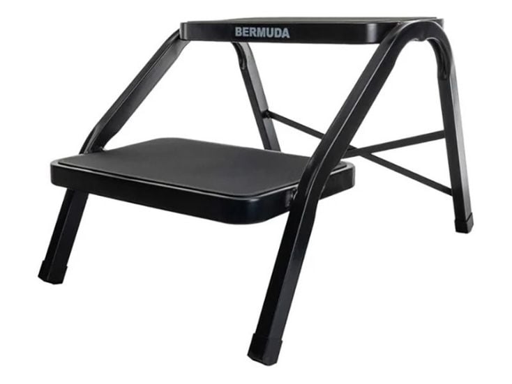 Haba Bermuda escalón doble - black