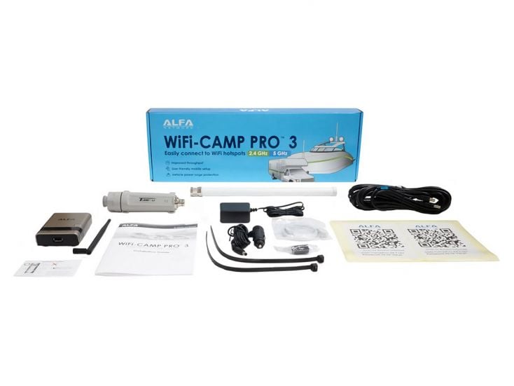 Alfa WiFi-Camp Pro 3 amplificador de WiFi