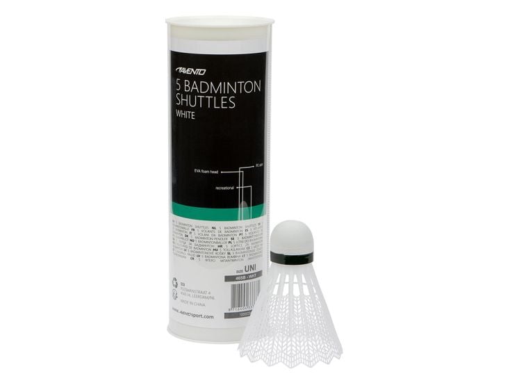 Avento 5 volantes blancos de bádminton