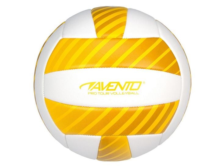 Avento balón de voleibol de cuero sintético - Yellow