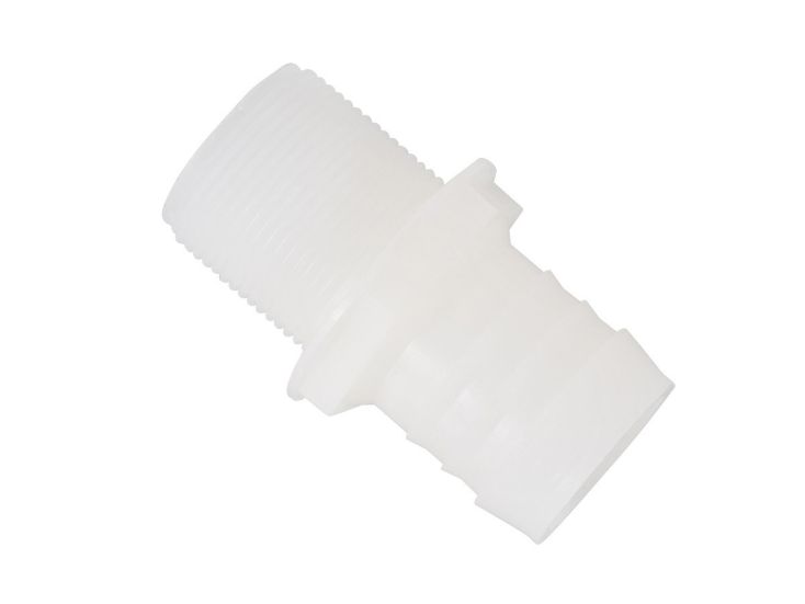 Badé rosca macho de 1 1/4" x 40 mm tubo de conexión recto