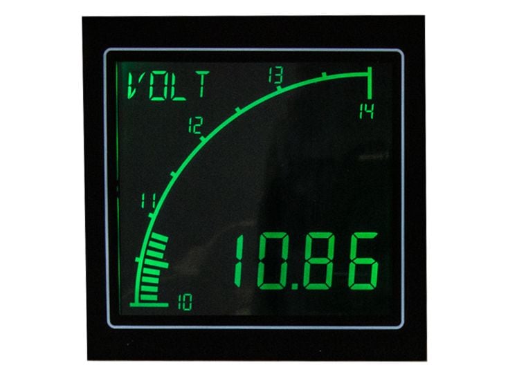 BBA voltímetro digital de 12 voltios