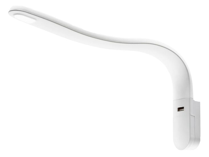 Léon lámpara flexible LED para leer - White