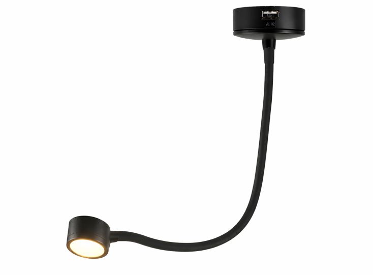 Cantanzaro foco LED flexible con puerto USB