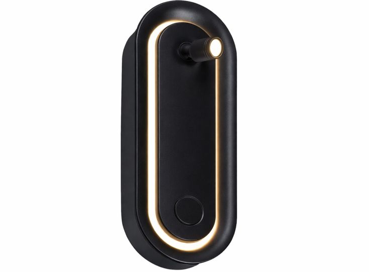 BBA Potenza lámpara de lectura LED negra empotrada