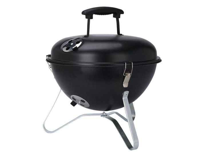 Barbacoa de mesa de carbón con forma redonda y de Ø 37 cm