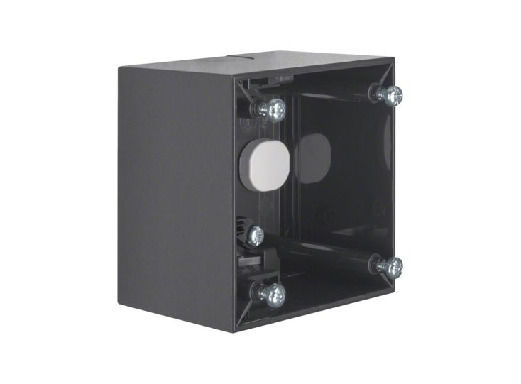 Caja alta Berker integro de 1 V con descarga de color antracita