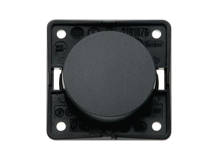 Berker integro interruptor basculante empotrado - antracita
